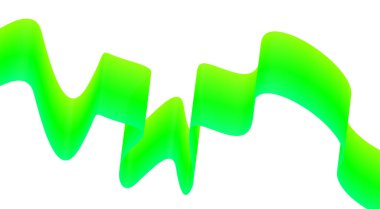 Dalgalı Harmanlama Soyut Eğri Yeşil Arkaplan Tasarım Vektörü ResmiComment