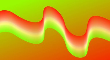 Soyut Harmanlanmış Dalgalı Eğri Arkaplan Renkleri Gradyan Tasarım Vektörü İllüstrasyonu