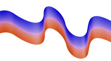 Soyut Karışık Dalgalı Çok Renkli Grafik Arkaplan Tasarım Vektörü İllüstrasyonu