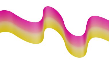 Soyut Harmanlanmış Dalgalı Eğri Renkli Arkaplan Tasarım Vektörü İllüstrasyonu