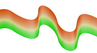 Soyut Harmanlanmış Dalgalı Eğimli Renkli Gradyan Arkaplan Tasarım Vektörü İllüstrasyonu