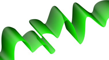 Soyut Harmanlanmış Dalgalı Dalgalı Eğri Yeşil Tasarım Arkaplan Vektörü ResmiComment