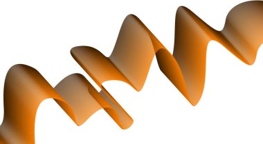 Soyut Karışık Dalgalı Dalgalı Eğri Turuncu Tasarım Arkaplan Vektörü ResmiComment