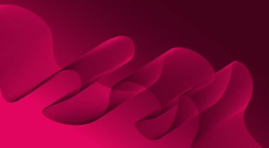 Soyut Karışık Dalgalı Dalgalanan Eğri Arkaplan Maroon Renk Tasarım Vektörü İllüstrasyonu