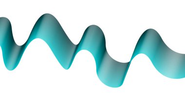 Akan Mavi Cyan Cyan Rengi Eğrili Soyut Arkaplan Tasarım Vektörü İllüstrasyonu