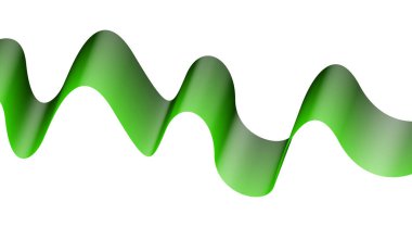 Akan Yeşil Renk Eğrisi, Soyut Arkaplan Tasarım Vektörü İllüstrasyonunu Harmanla