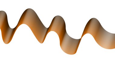 Akan Turuncu Renk Eğrili Soyut Arkaplan Tasarım Vektörü İllüstrasyonunu Harmanla