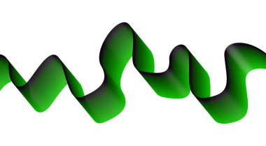 Akan Eğri Yumuşak Yeşil Soyut Arkaplan Tasarım Vektörü Resimlerini Harmanla