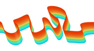 Akan Eğri Yumuşak Renkleri Harmanla Soyut Arkaplan Tasarım Vektörü İllüstrasyonu