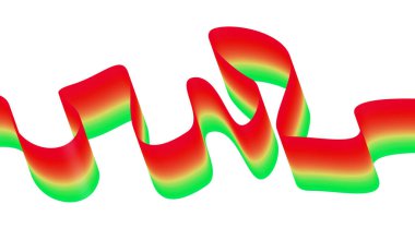 Akan Eğri Düz Renklerin Harmanlanması Soyut Arkaplan Tasarım Vektörü İllüstrasyonu