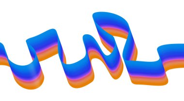 Akan Eğri Düz Gradyan Soyut Arkaplan Tasarım Vektörü İllüstrasyonunu Harmanla