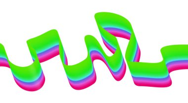 Akan Eğri Yumuşak Yeşil Renkli Gradyan Soyut Arkaplan Tasarım Vektörü İllüstrasyonunu Harmanla