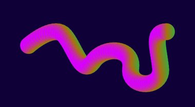 Akan 3B Pürüzsüz Arkaplan Mor Renk Soyut Tasarım Vektörü Resimlerini Harmanla