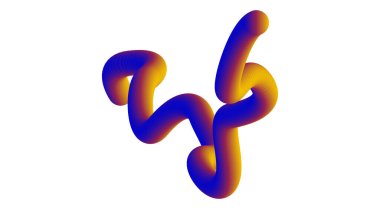 Akan 3B Renk Soyut Düz Tasarım Vektörü Resimlerini Harmanla