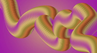 3D Blend Flowing Background Gradient Abstract Smooth Design Vector Illustration