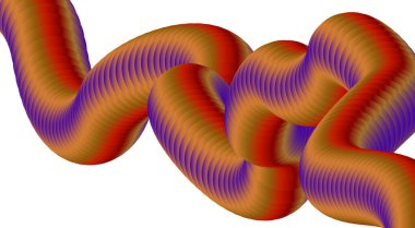 3B Harmanlanmış Kahverengi Renkli Gradyan Özgeçmiş Soyut Düz Tasarım Vektör İllüstrasyonu