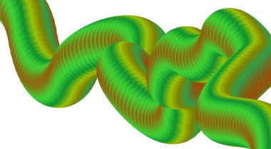 3B Harmanlanmış Yeşil Renkli Gradyan Özgeçmiş Soyut Düz Tasarım Vektörü ResimleriComment