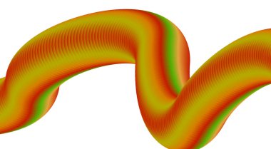 3B Sıvı Turuncu Renkli Gradyan Soyut Arkaplan Düz Tasarım Vektörü Resimlerini Harmanla