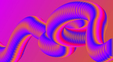 3B Sıvı Arkaplan Mor Gradyan Soyut Düz Tasarım Vektörü Resimlerini Harmanla