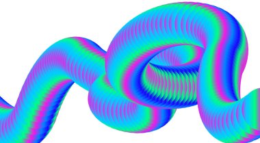 3B Sıvı Mavi Cyan Gradyan Soyut Arkaplan Pürüzsüz Tasarım Vektörü Resimlerini Harmanla