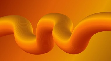 3B Harmanlanmış Sıvı Soyut Arkaplan Tasarımı Kahverengi Renk Vektörü İllüstrasyonu