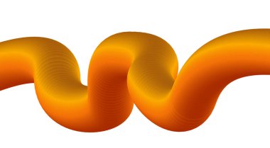 3B Harmanlanmış Sıvı Soyut Tasarım Kahverengi Arkaplan Vektörü İllüstrasyonu