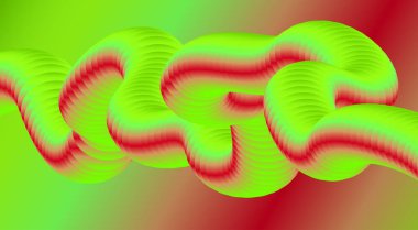 3B Harmanlanmış Sıvı Soyut Arkaplan Tasarımı Yeşil Çok Renkli Gradyan Vektör ResimleriComment