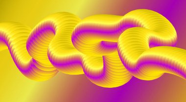 3B Harmanlanmış Sıvı Soyut Arkaplan Tasarımı Çok Renkli Gradyan Vektör İllüstrasyonu