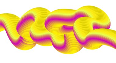 3B Harmanlanmış Sıvı Soyut Tasarım Sarı Çoklu Renkli Arkaplan Vektörü ResmiComment