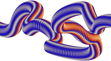 3B Harmanlanmış Sıvı Soyut Tasarım Mavi Çoklu Renk Gradyan Arkaplan Vektörü ResmiComment
