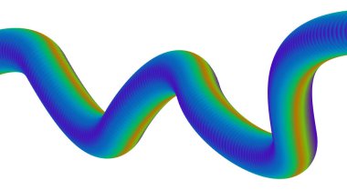 3B Harmanlanmış Sıvı Tasarımı Mavi Renkli Gradyan Soyut Arkaplan Vektörü İllüstrasyonu