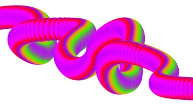3B Harmanlanmış Sıvı Tasarımı Pembe Gradyan Renkli Arkaplan Soyut Vektör İllüstrasyonu