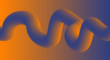 3B Harmanlanmış Sıvı Tasarımı Arkaplan Kahverengi Gradyan Soyut Vektör İllüstrasyonu