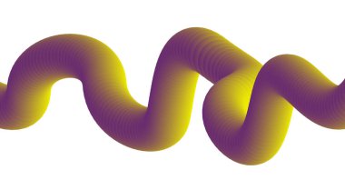 3B Harmanlanmış Sıvı Tasarımı Gradyan Renkleri Soyut Vektör İllüstrasyonu