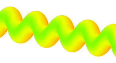 3B Harmanlanmış Soyut Sıvı Tasarımı Gradyan Sarı Arkaplan Sanat Vektörü İllüstrasyonu