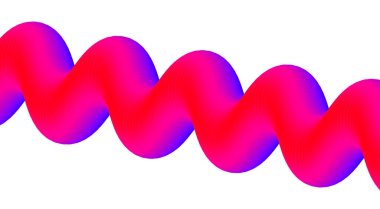 3B Harmanlanmış Soyut Akışkan Tasarım Pembe Gradyan Arkaplan Sanat Vektörü İllüstrasyonu