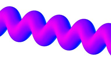 3B Harmanlanmış Soyut Akışkan Tasarım Mor Gradyan Arkaplan Sanat Vektörü İllüstrasyonu