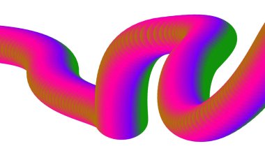 3B Harmanlanmış Soyut Sıvı Tasarımı Gradyan Arkaplan Sanat Vektörü İllüstrasyonu