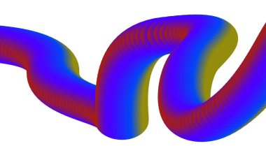 3B Harmanlanmış Soyut Sıvı Tasarımı Çok Renkli Arkaplan Sanat Vektörü İllüstrasyonu