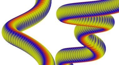 Soyut 3B Sıvı Harmanlama Tasarımı Gradyan Renkli Arkaplan Sanat Vektörü İllüstrasyonu