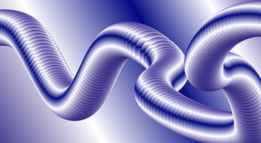 Soyut 3B Sıvı Harmanlama Arkaplan Tasarımı Mavi Renk Sanat Vektörü İllüstrasyonu