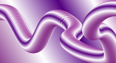 Soyut 3B Sıvı Harmanlama Arkaplan Tasarımı Mor Renk Sanat Vektörü İllüstrasyonu