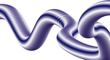 Soyut 3B Sıvı Harmanlama Tasarımı Mavi Renk Arkaplan Sanat Vektörü İllüstrasyonu