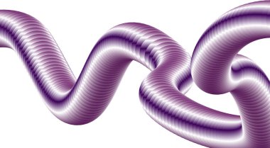 Soyut 3B Sıvı Harmanlama Tasarımı Mor Arkaplan Sanat Vektörü İllüstrasyonu