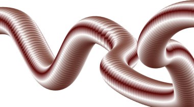 Soyut 3B Sıvı Harmanlama Tasarımı Maroon Renk Arkaplanı Sanat Vektörü İllüstrasyonu