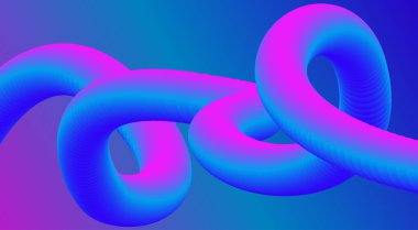 Soyut 3B Sıvı Harmanlama Arkaplan Mavi Gradyan Renk Tasarımı Sanat Vektörü İllüstrasyonu