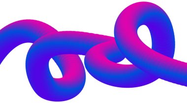 Soyut 3B Sıvı Harmanlama Mor Gradyan Tasarım Arkaplan Sanat Vektörü İllüstrasyonu