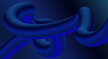 Soyut 3B Sıvı Harmanlama Arkaplan Mavi Tasarım Sanat Vektörü İllüstrasyonu