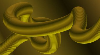 Soyut 3B Sıvı Harmanlama Arkaplan Sarı Tasarım Sanat Vektörü İllüstrasyonu