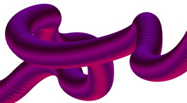 Soyut 3B Sıvı Harmanlama Mor Tasarım Arkaplan Sanat Vektörü İllüstrasyonu